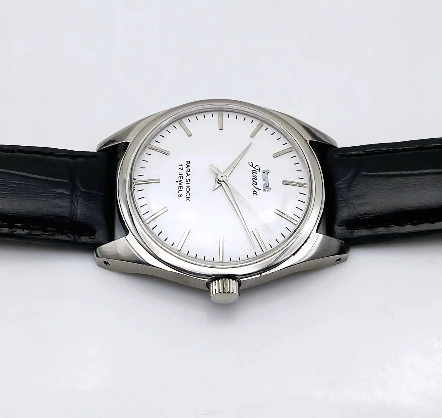 HMT Janata Gray Dial Para Shock 17 Jewels Handwinding 0231 Discover-Diamonds Physical