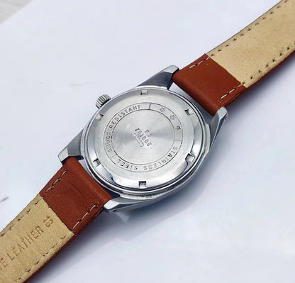 HMT Janata Handwinding 17 Jewels Red Wine Dial