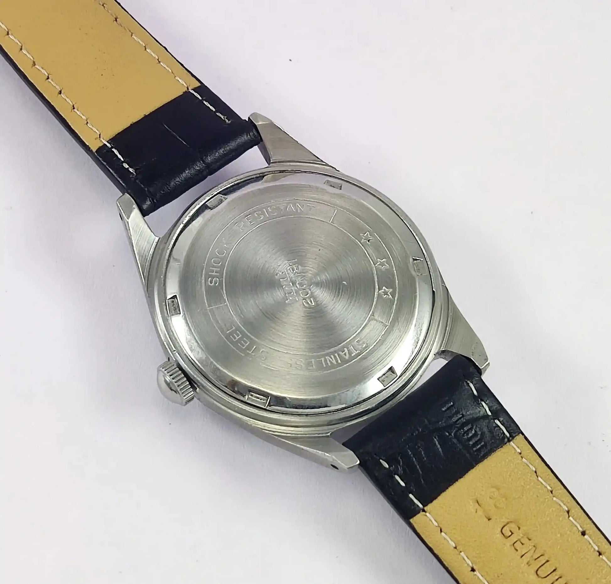 HMT Janata Para Shock 17 Jewels Blue Dial Men's  Watch Discover-Diamonds