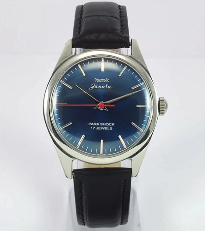 HMT Janata Para Shock 17 Jewels Blue Dial Men's  Watch Discover-Diamonds