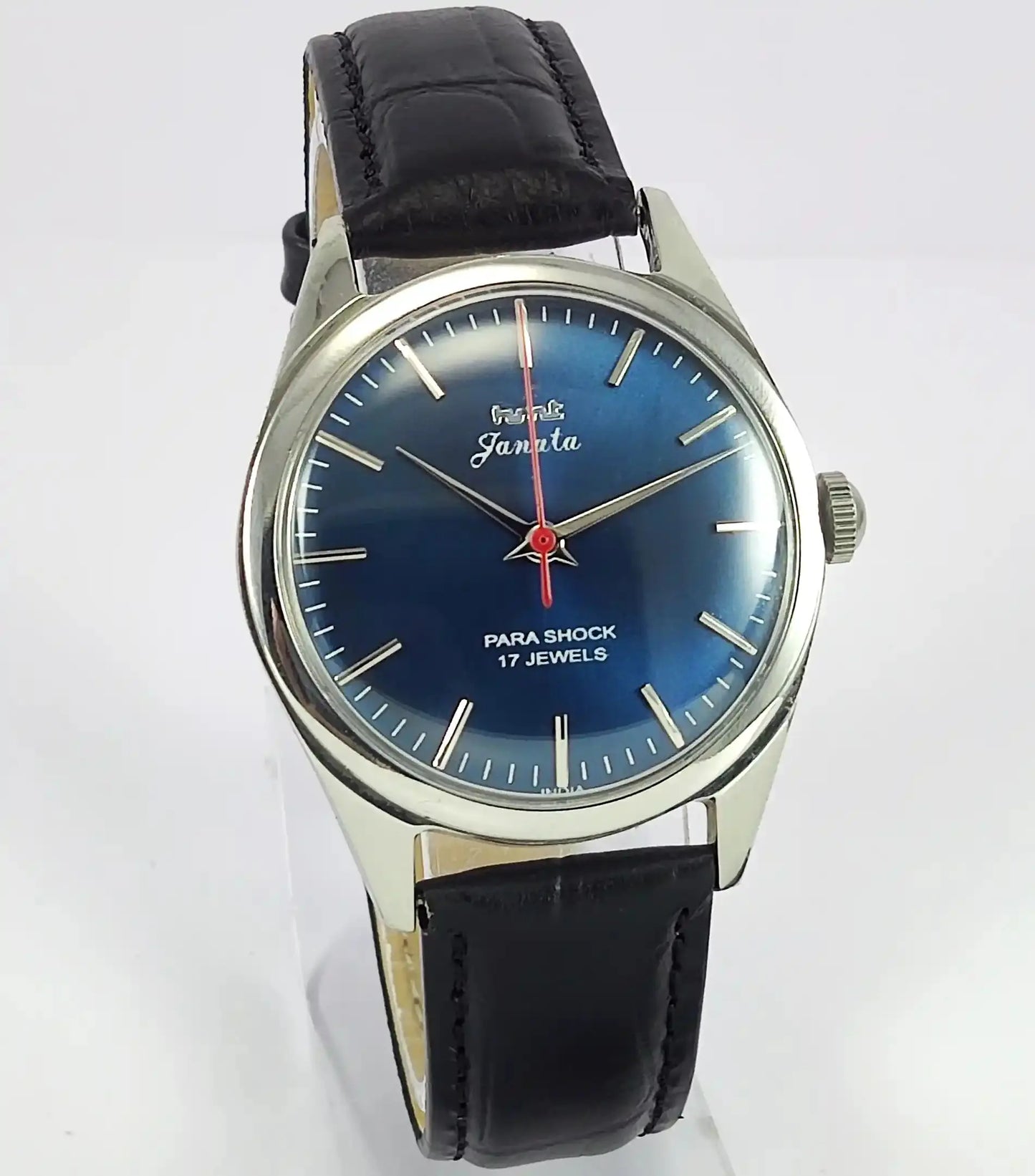 HMT Janata Para Shock 17 Jewels Blue Dial Men's  Watch Discover-Diamonds