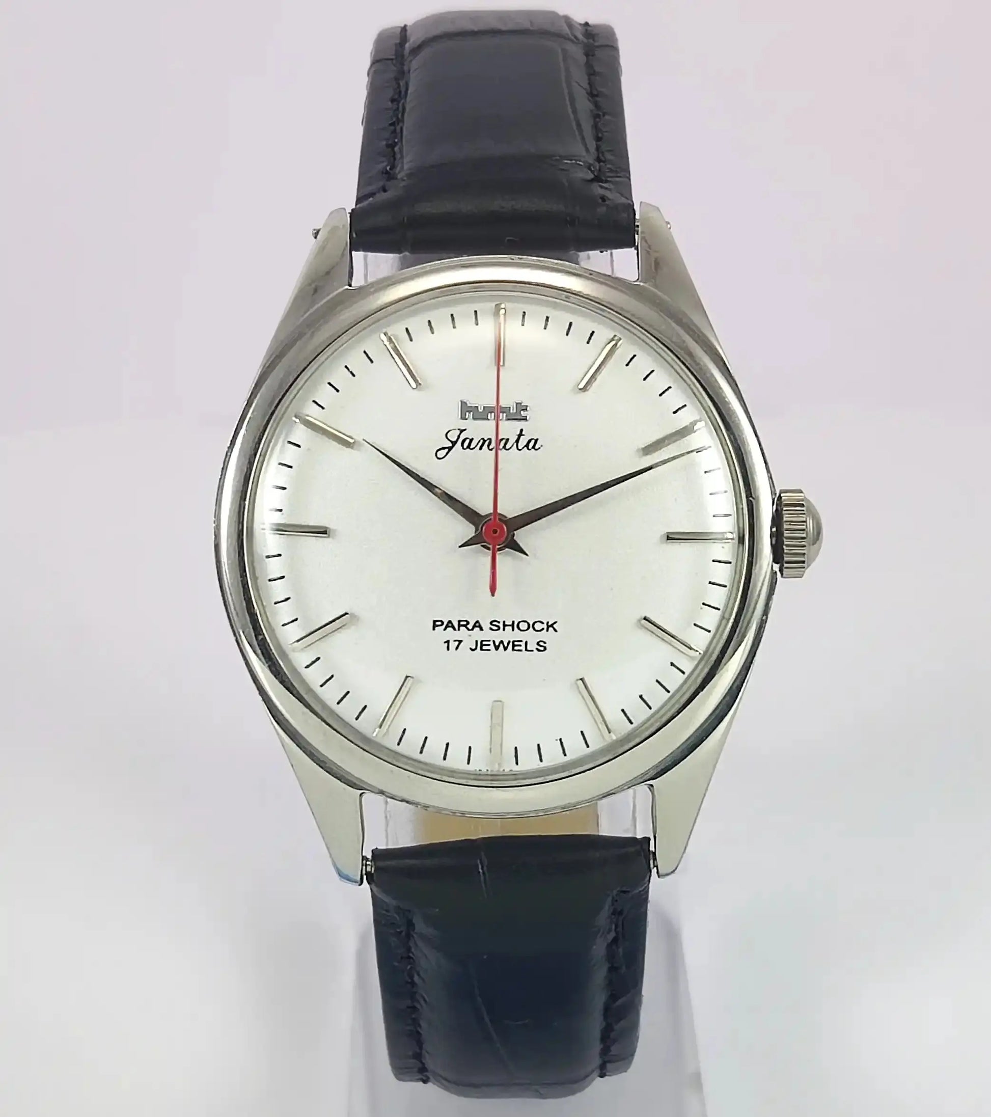 HMT Janata Para Shock 17 Jewels Gray Dial Handwinding Men's Watch Discover-Diamonds