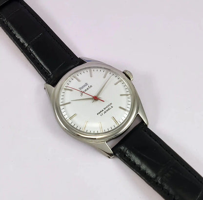 HMT Janata Para Shock 17 Jewels Gray Dial Handwinding Men's Watch Discover-Diamonds