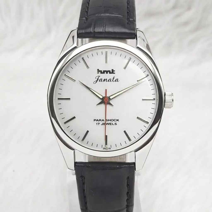 HMT Janata Para Shock 17 Jewels Gray Dial Mechanical Handwinding 0231