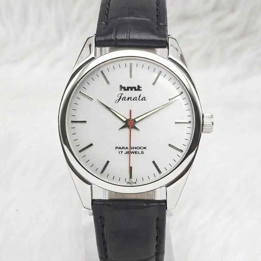 HMT Janata Para Shock 17 Jewels Gray Dial Mechanical Handwinding 0231