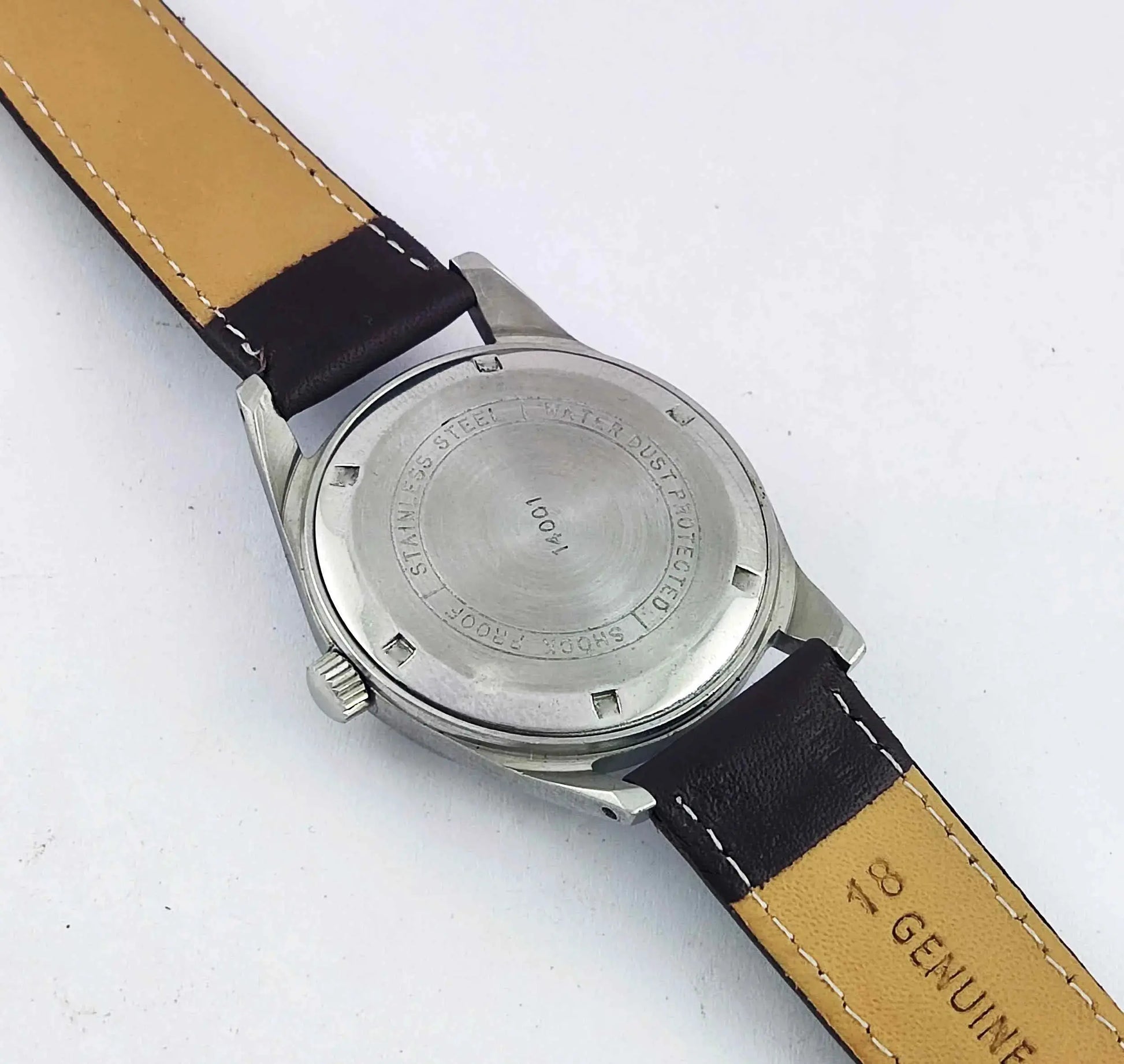 HMT Pilot Para Shock 17 Jewels Silver Dial Handwinding Men's Watch 0231 Discover-Diamonds