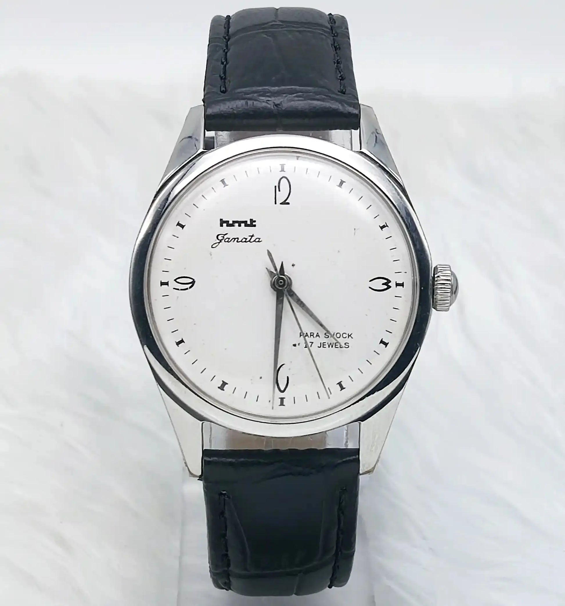 HMT Janata White Dial(Original Paint) 17 Jewels Handwinding Men's Watch Discover-Diamonds Physical