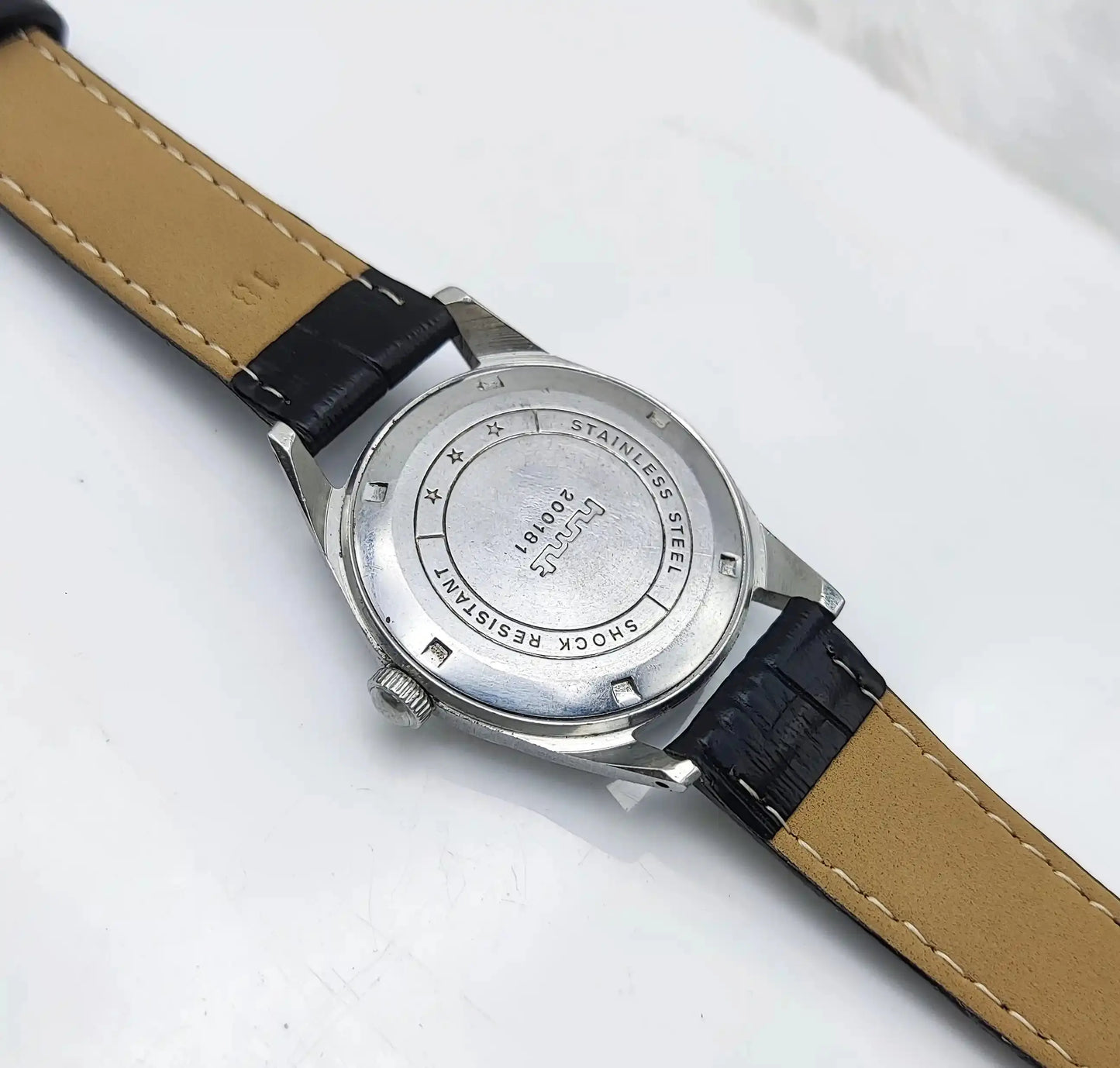 HMT Janata White Dial(Original Paint) 17 Jewels Handwinding Men's Watch Discover-Diamonds Physical