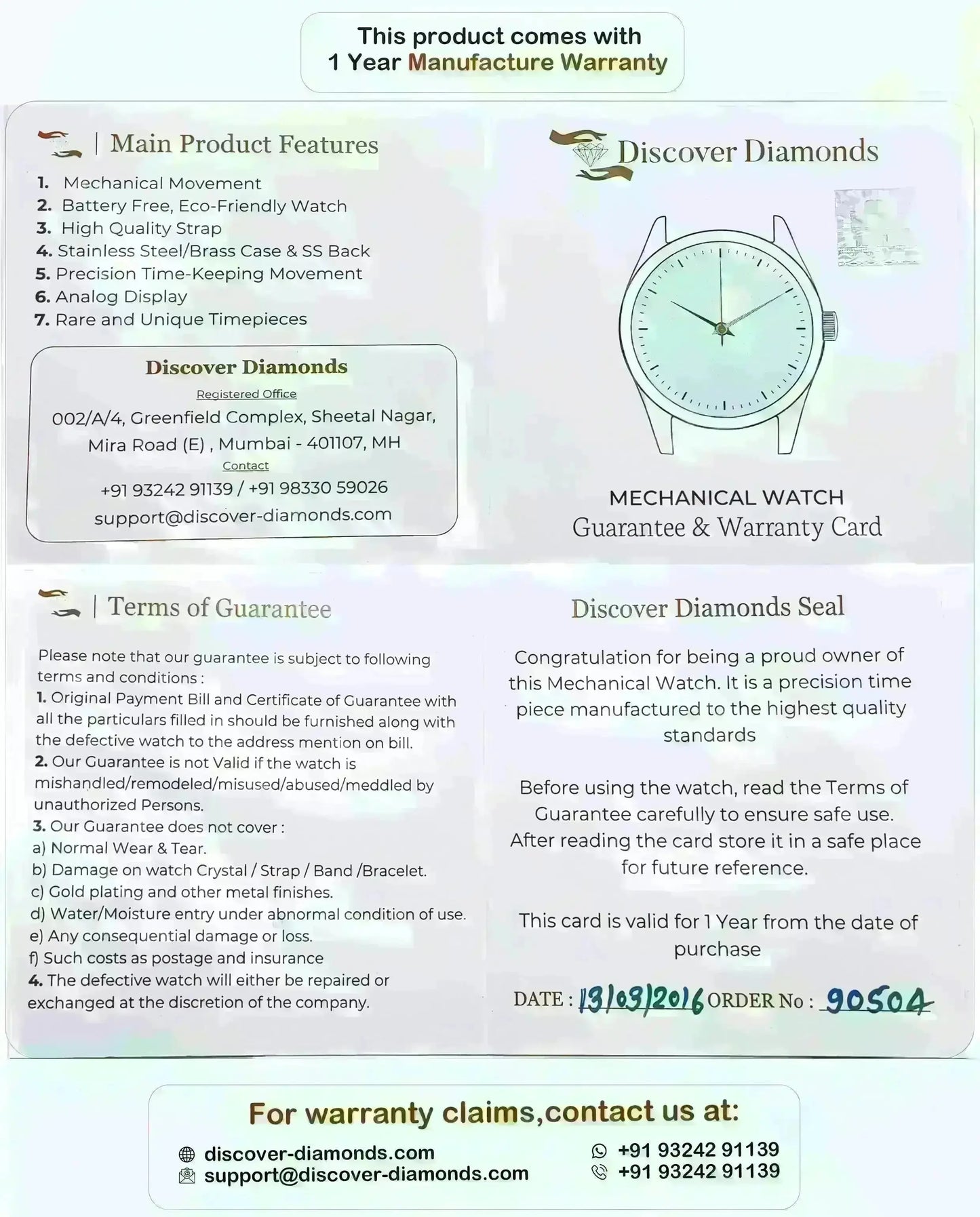 HMT Gandaberunda Kannada Numerals Turquoise Dial 17 Jewels Handwinding Men's Watch 0231 - Discover-Diamonds