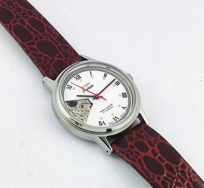 HMT Jhalak Skeletion White Dial Para Shock 17 Jewels Men's Wrist Watch Discover-Diamonds