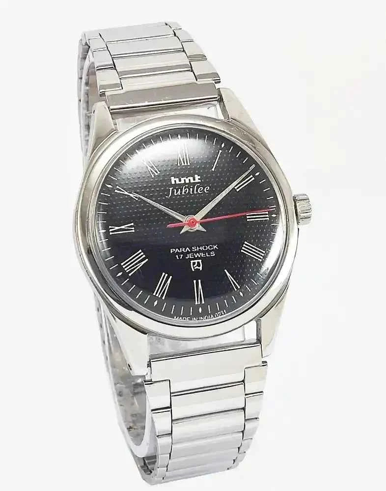 HMT Jubilee Dial 17 Jewels Para Shock Roman Dial Handwinding Watch 0231