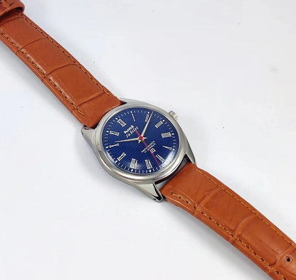 HMT Jubilee Para Shock 17 Jewels Blue Dial Mechanical Handwinding Discover-Diamonds Physical