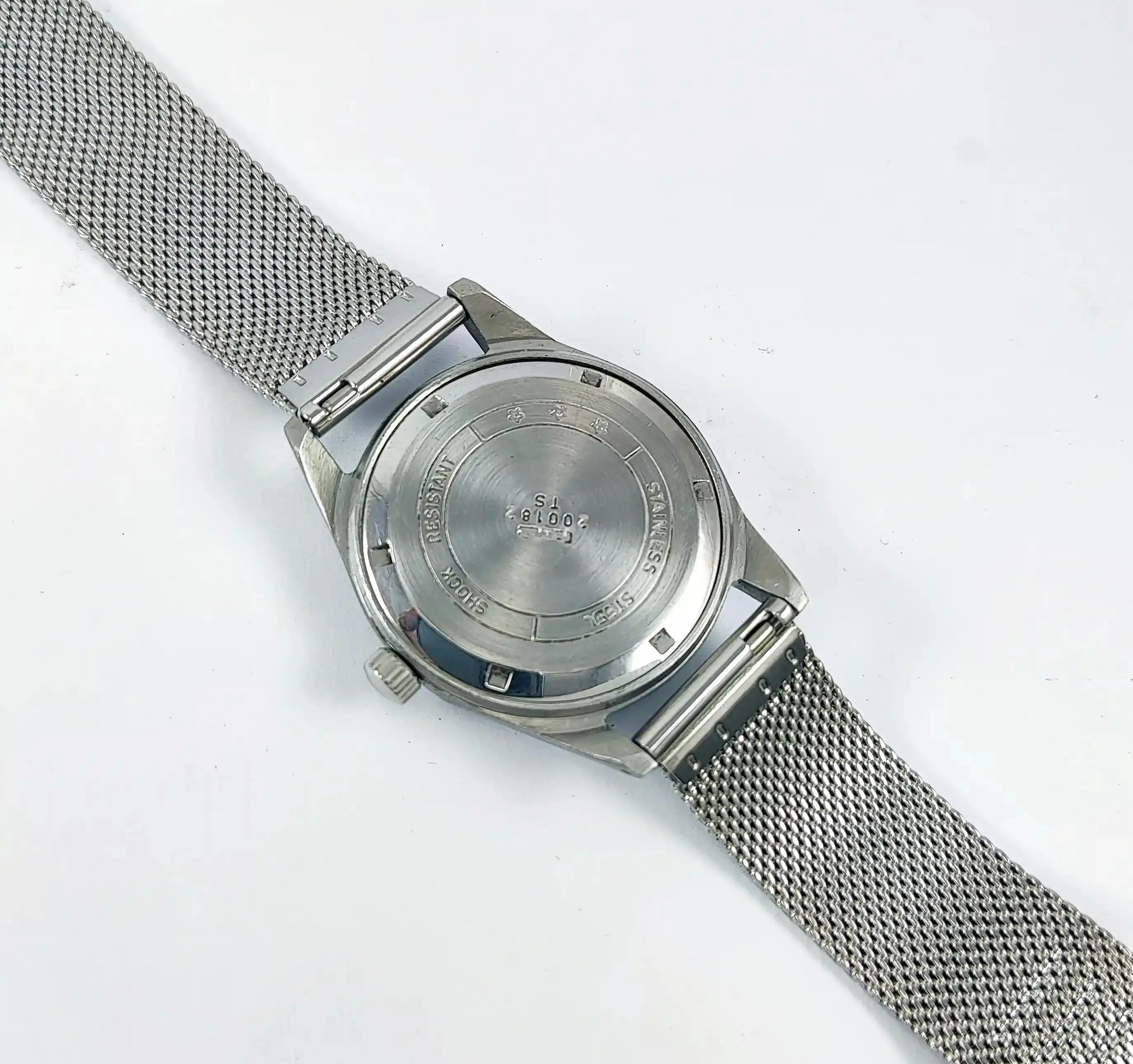 HMT Jubilee Para Shock 17 Jewels Sky Blue Dial Mechanical Handwinding Discover-Diamonds Physical