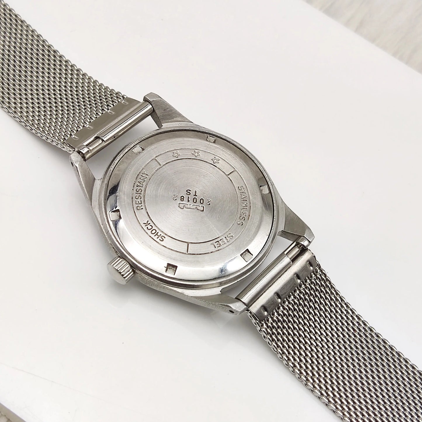 HMT Jubilee Roman Indices 17 Jewels Sky Blue Dial Handwinding Watch