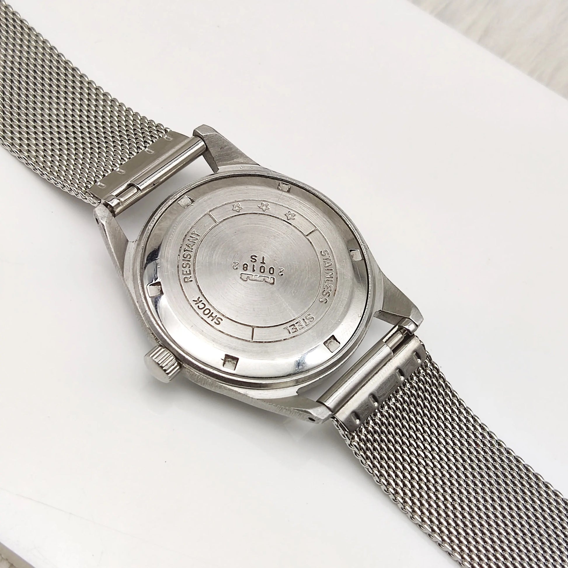 HMT Jubilee Roman Indices 17 Jewels Sky Blue Dial Handwinding Watch