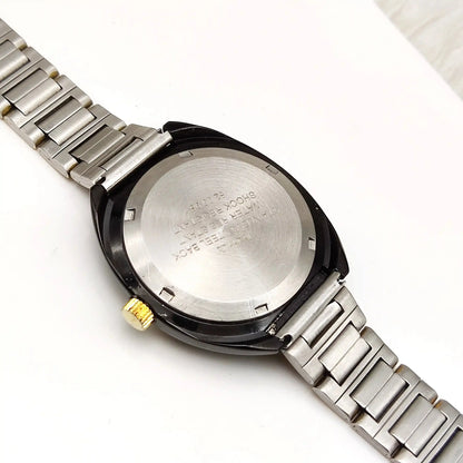HMT Kanchan 21 Jewels Golden Dial Day Date Feature Automatic