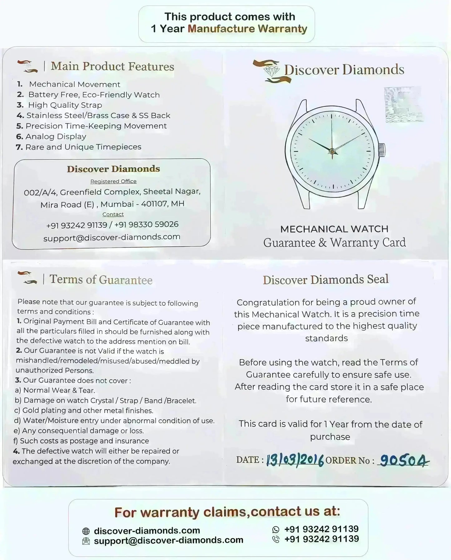 HMT Janata English Numerals Black Dial Para Shock 17 Jewels Mechanical Handwinding - Discover-Diamonds