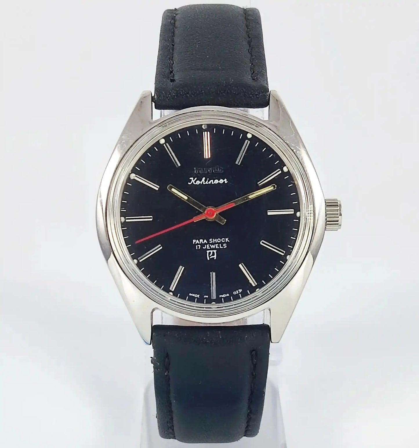 HMT Kohinoor 17 Jewels Black Dial Handwinding Discover-Diamonds Physical