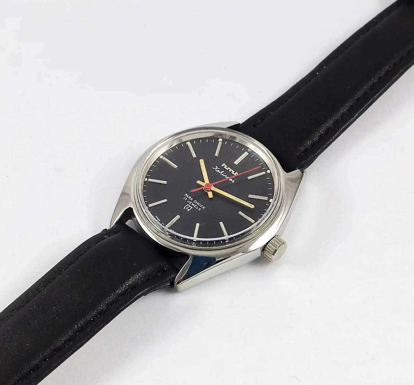 HMT Kohinoor 17 Jewels Black Dial Handwinding Discover-Diamonds Physical