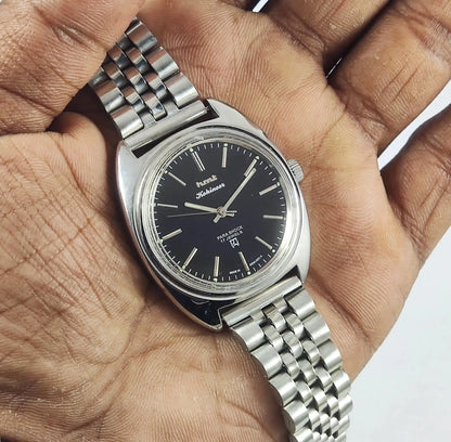 HMT Kohinoor 17 Jewels Black Dial Handwinding Discover-Diamonds Physical