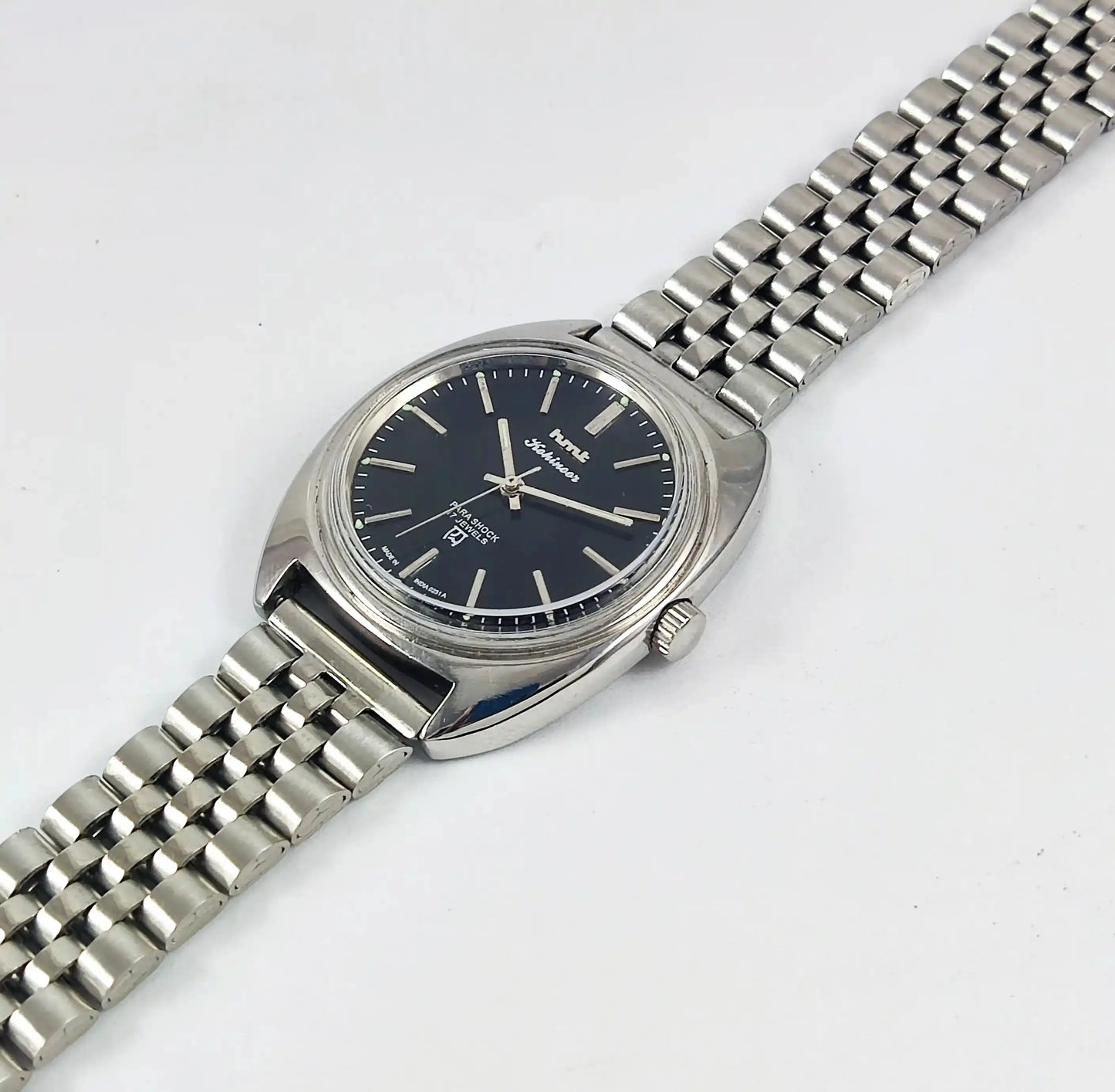 HMT Kohinoor 17 Jewels Black Dial Handwinding Discover-Diamonds Physical