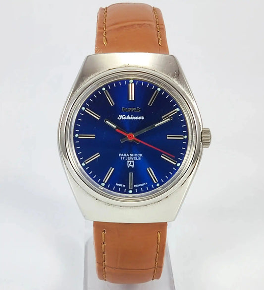HMT Kohinoor 17 Jewels Blue Dial Handwinding Discover-Diamonds Physical