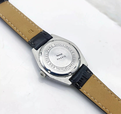 HMT Kohinoor 17 Jewels Handwinding Blue Dial