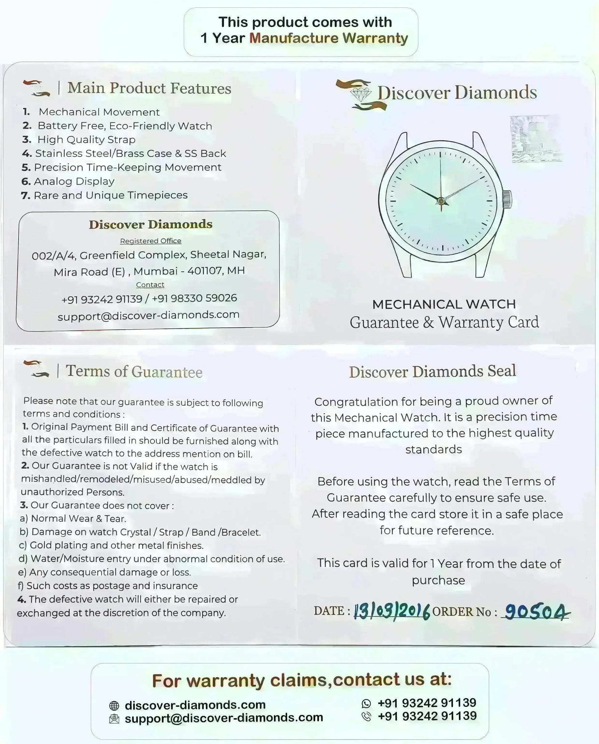 HMT Janata Para Shock 17 Jewels Turquoise Dial Handwinding - Discover-Diamonds