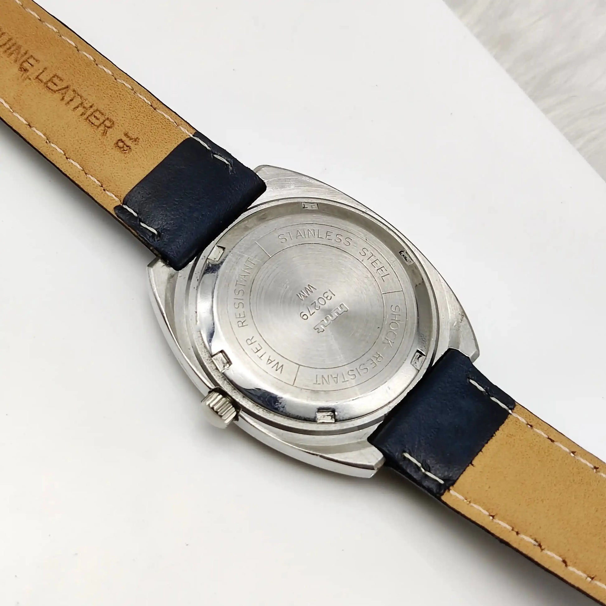 HMT Kohinoor 17 Jewels Stick Indices Handwinding Yellow Dial