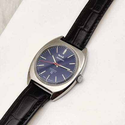 HMT Kohinoor Blue Stick Indices Dial Para Shock 17 Jewels Handwinding Watch