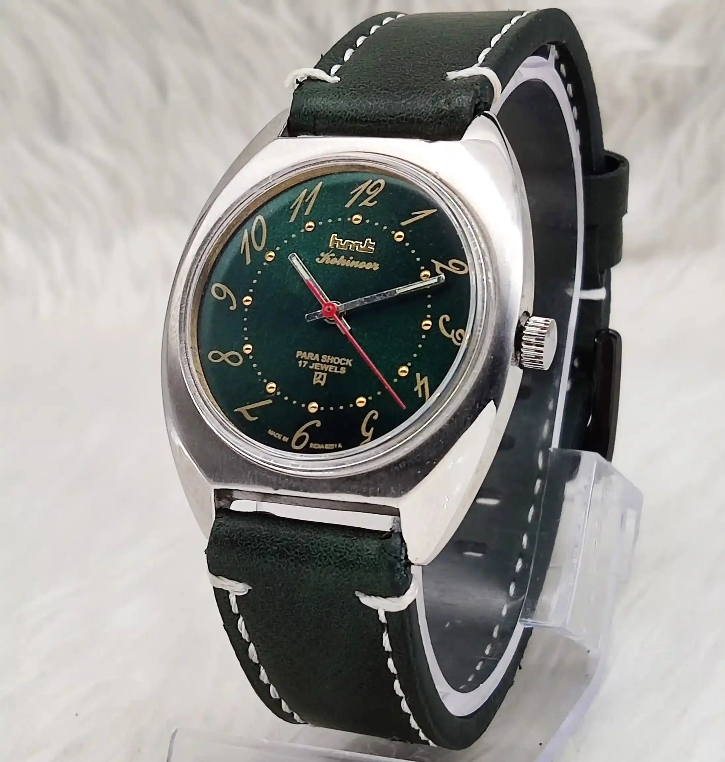 HMT Kohinoor English Numerals Green Dial Handwinding