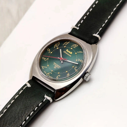 HMT Kohinoor English Numerals Green Dial Handwinding