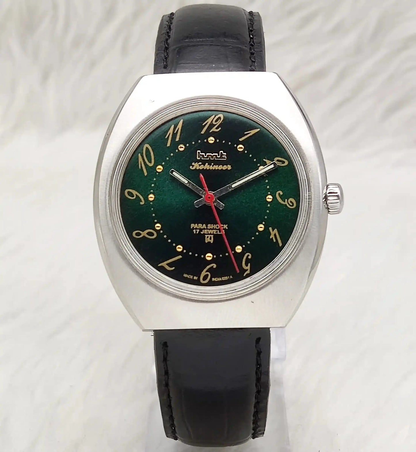 HMT Kohinoor Green English Numerals Dial Handwinding