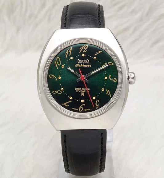 HMT Kohinoor Green English Numerals Dial Handwinding
