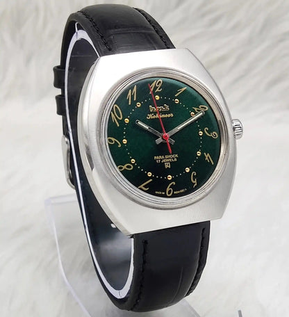 HMT Kohinoor Green English Numerals Dial Handwinding