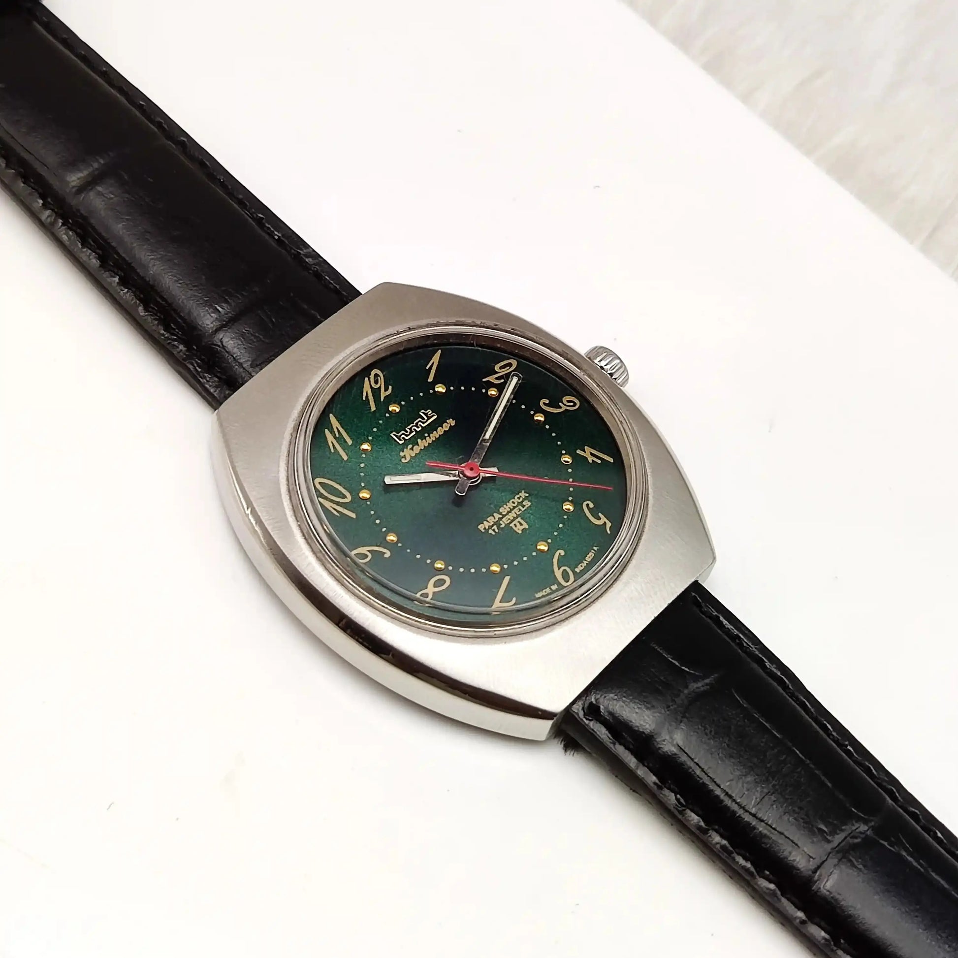 HMT Kohinoor Green English Numerals Dial Handwinding