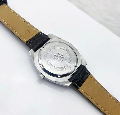 HMT Kohinoor Handwinding 17 Jewels Peacock Blue Dial - Discover-Diamonds