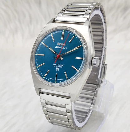 HMT Kohinoor Peacock Green Dial Stick Indices 17 Jewels Handwinding