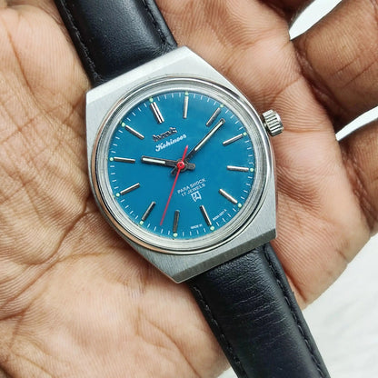 HMT Kohinoor Peacock Green Dial Stick Indices 17 Jewels Handwinding