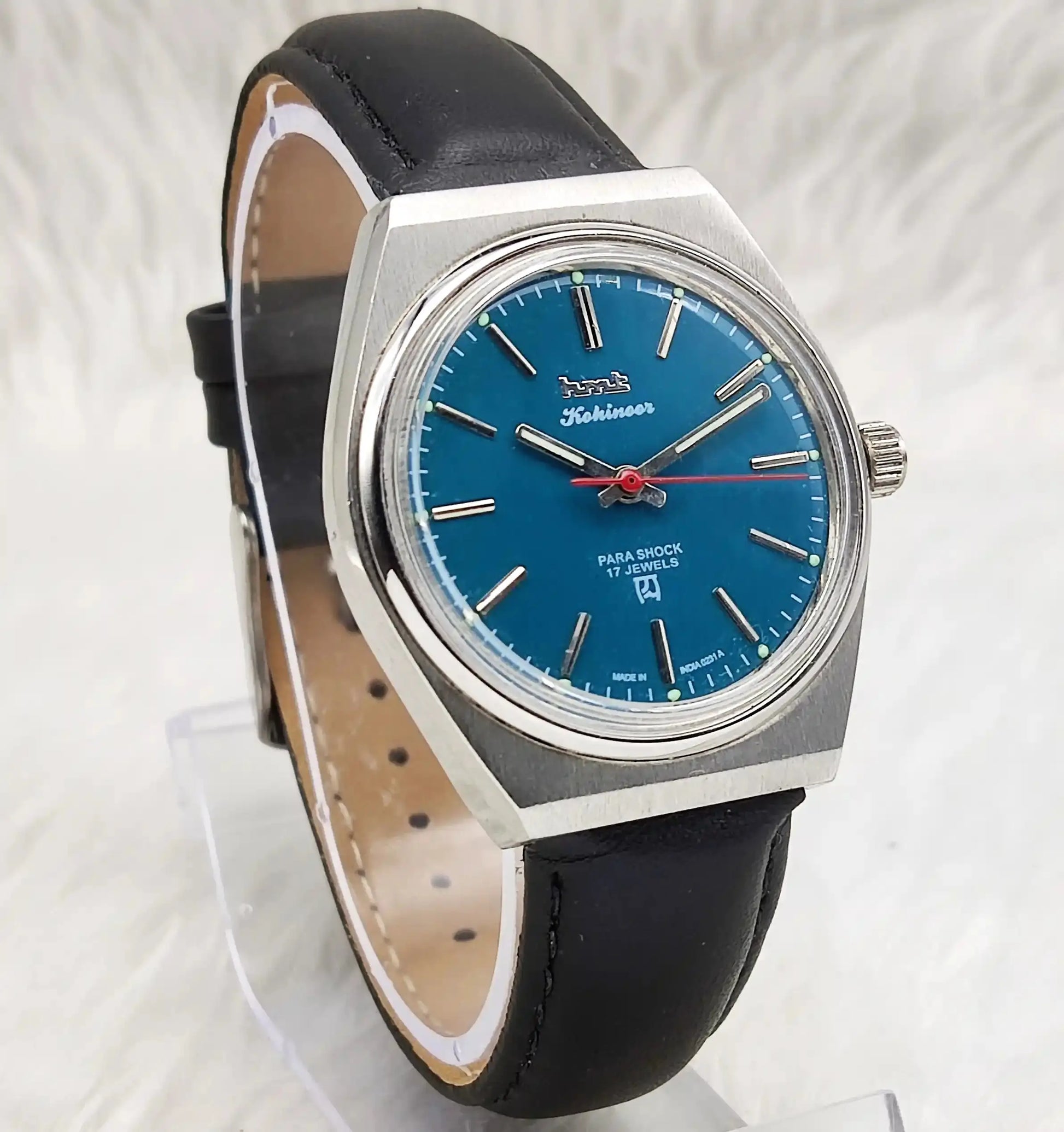 HMT Kohinoor Peacock Green Dial Stick Indices 17 Jewels Handwinding