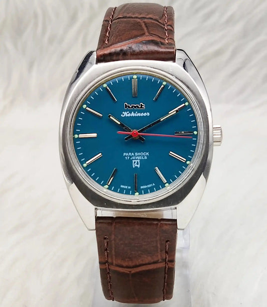 HMT Kohinoor Peacock Green Stick Indices Handwinding 17 Jewels