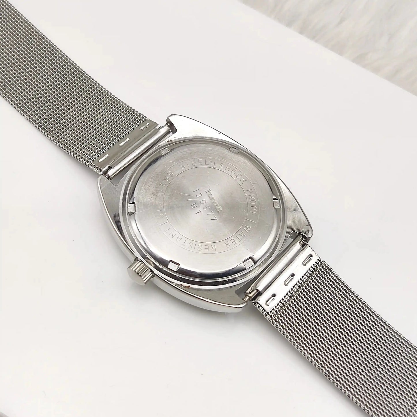 HMT Kohinoor Silver Dial Stick Indices Para Shock 17 Jewels Handwinding Men's Watch