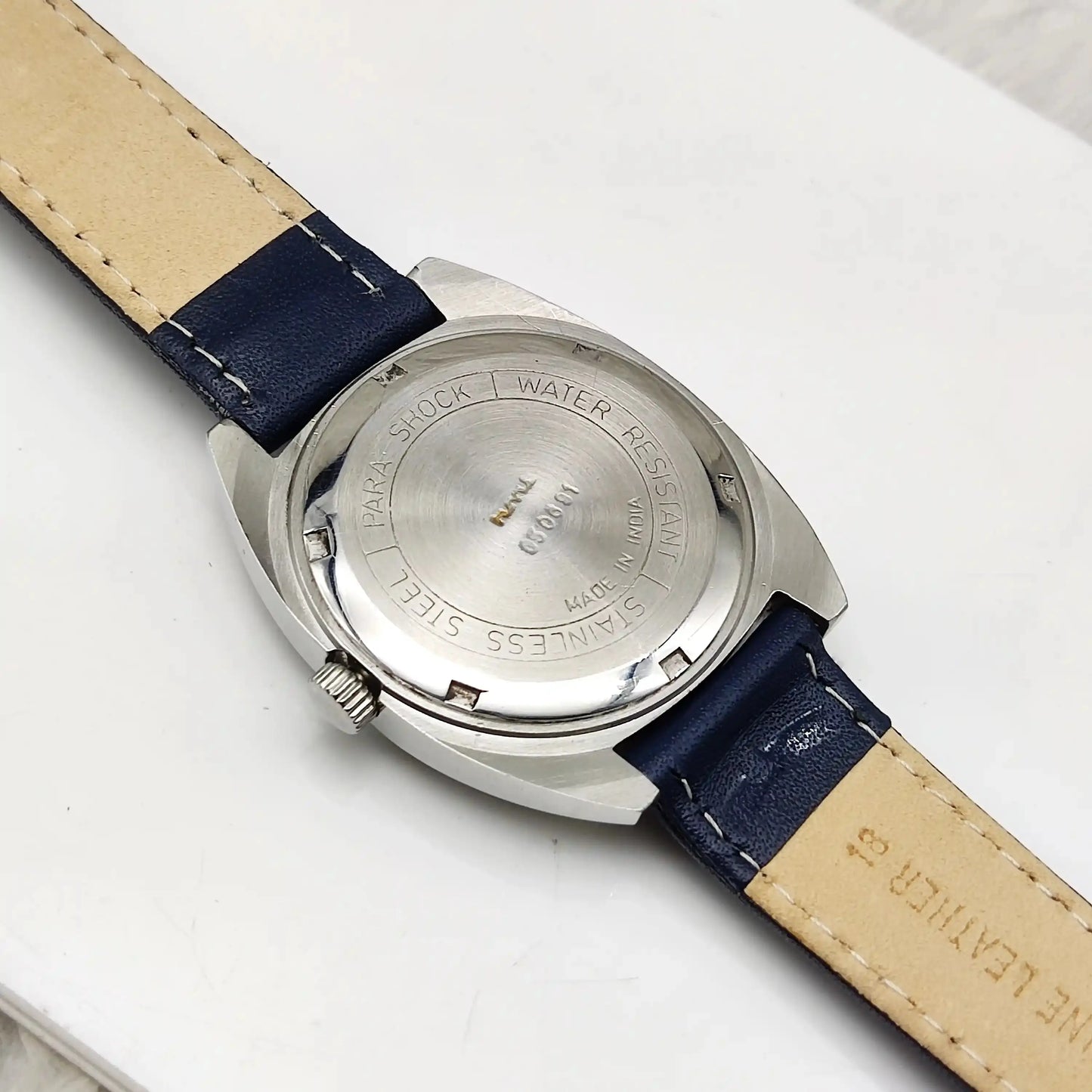 HMT Kohinoor Sky Blue Dial 17 Jewels Stick Indices Handwinding