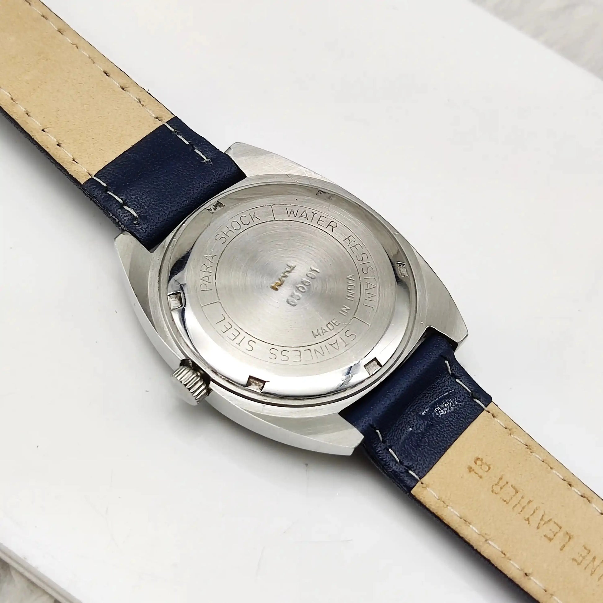 HMT Kohinoor Sky Blue Dial 17 Jewels Stick Indices Handwinding