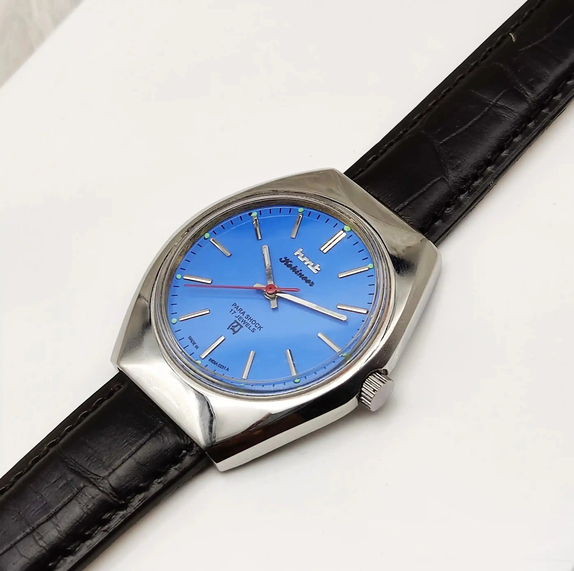 HMT Kohinoor Stick Indices Handwinding 17 Jewels Watch