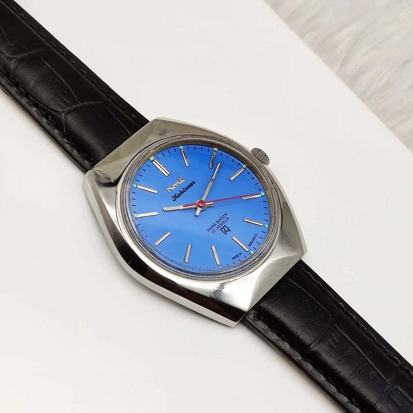 HMT Kohinoor Stick Indices Handwinding 17 Jewels Watch