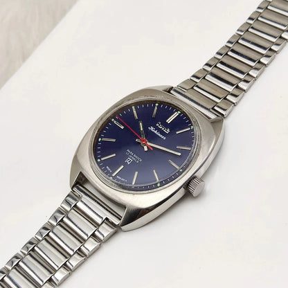HMT Kohinoor Stick Indices Para Shock 17 Jewels Blue Dial Handwinding