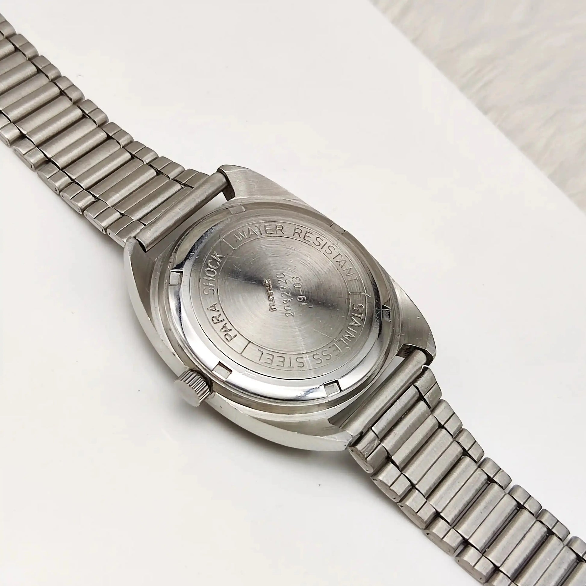HMT Kohinoor Stick Indices Para Shock 17 Jewels Blue Dial Handwinding