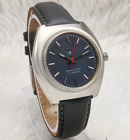 HMT Kohinoor Stick Indices Para Shock 17 Jewels Gray Dial Handwinding