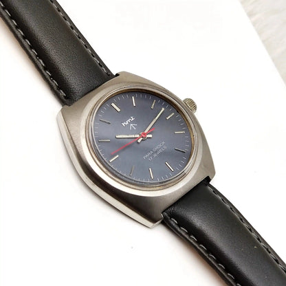 HMT Kohinoor Stick Indices Para Shock 17 Jewels Gray Dial Handwinding